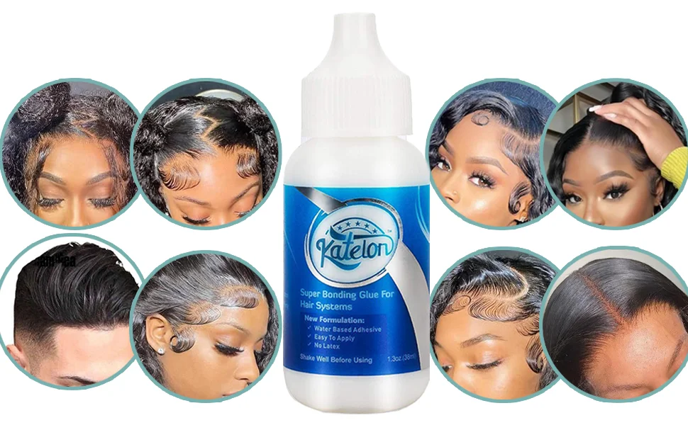 Lace Glue Strong Hold Lace Front Wig Glue Wigs Waterproof Hair Replacement Adhesive Ghost Bond Remover wig glue hair bonding glue lace wig glue wig glue remover