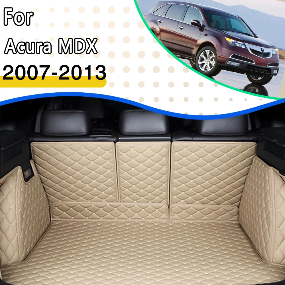 

Car Rear Trunk Mat For Acura MDX YD2 2007~2013 Waterproof Proection Pads Car Interior Tank Organizer Mat Car Accessories