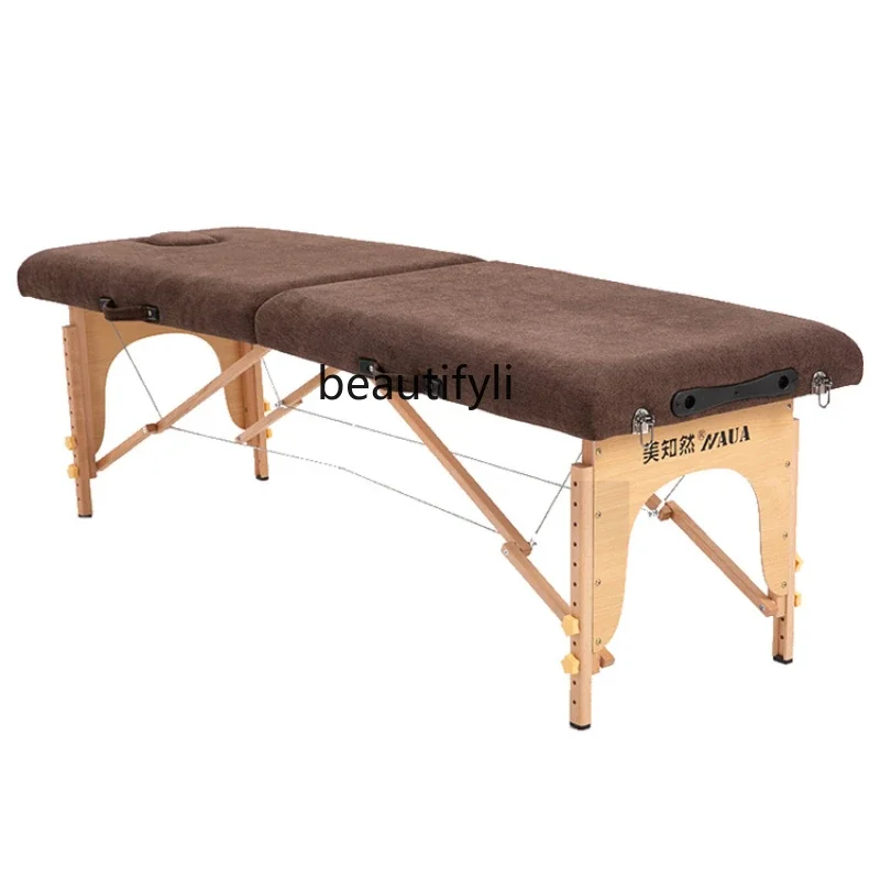 

Folding Medical Massage Portable Household Moxibustion Tattoo Body Therapy Facial Bed Portable