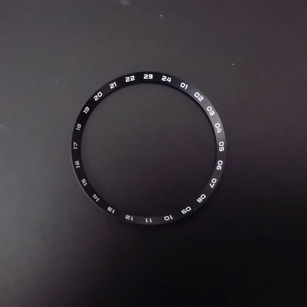 Mod 30.5mm GMT 24 시간 인덱스 챕터 링 금속 시계 링 SKX007 SKX009 SRPD NH35 NH36 무브먼트 남성용 다이빙 시계