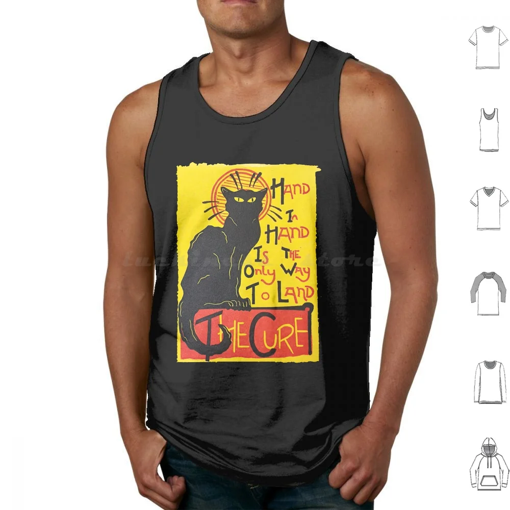 The Cure Cat Cute Tank Tops Print Cotton The Cure A Forest Robert Smith Cure Goth Indie The Cure Band Robert Smith