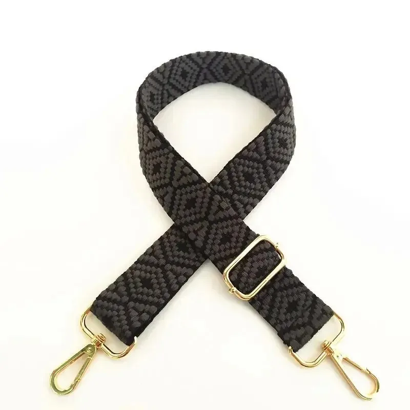 Women's Bag Embroidery Replacement Handbag Messenger Shoulder Wide Bag Accessories Shoulder Strap Adjustable 3.8CM Width