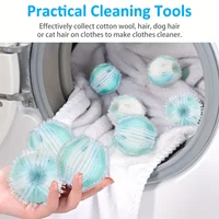 12/16pcs Pet Hair Removal Washing Machine Balls,Reusable & Durable Lint Catcher,Keeps Clothes & Bedding Fur-Free, Essential 1