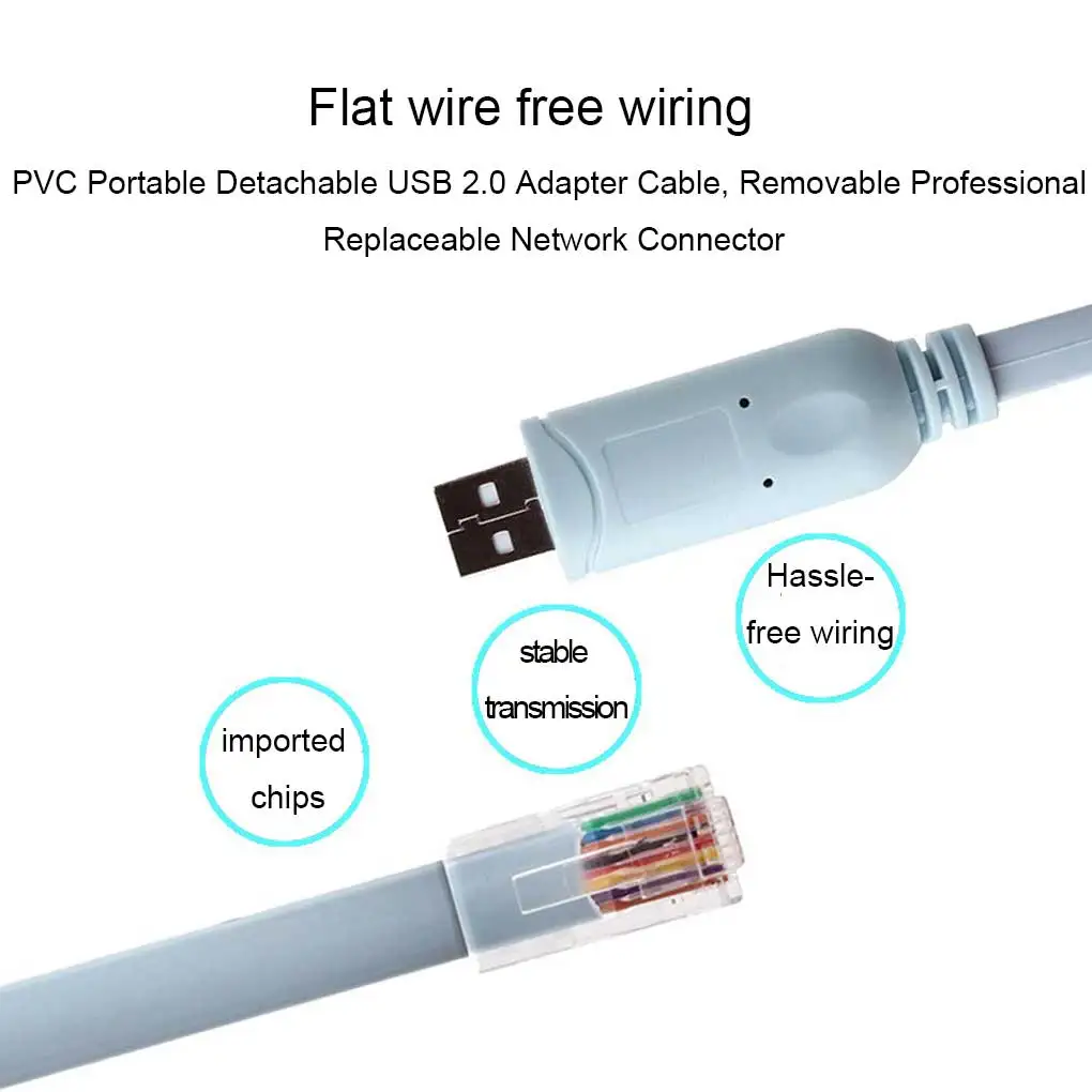 snap mammal lejlighed 1.8m Usb To Rj45 For Cisco Usb Console Cable Debug Line For Cisco H3c Hp  Arba 9306 Huawei Router Rollover Console - Pc Hardware Cables & Adapters -  AliExpress