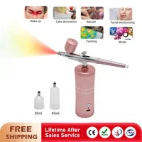 New Rechargeable High Pressure Nano Spray Device For Skin Moisturizing Skin Rejuvenation Beauty Nail Painting Tattoo Beauty Tool 1