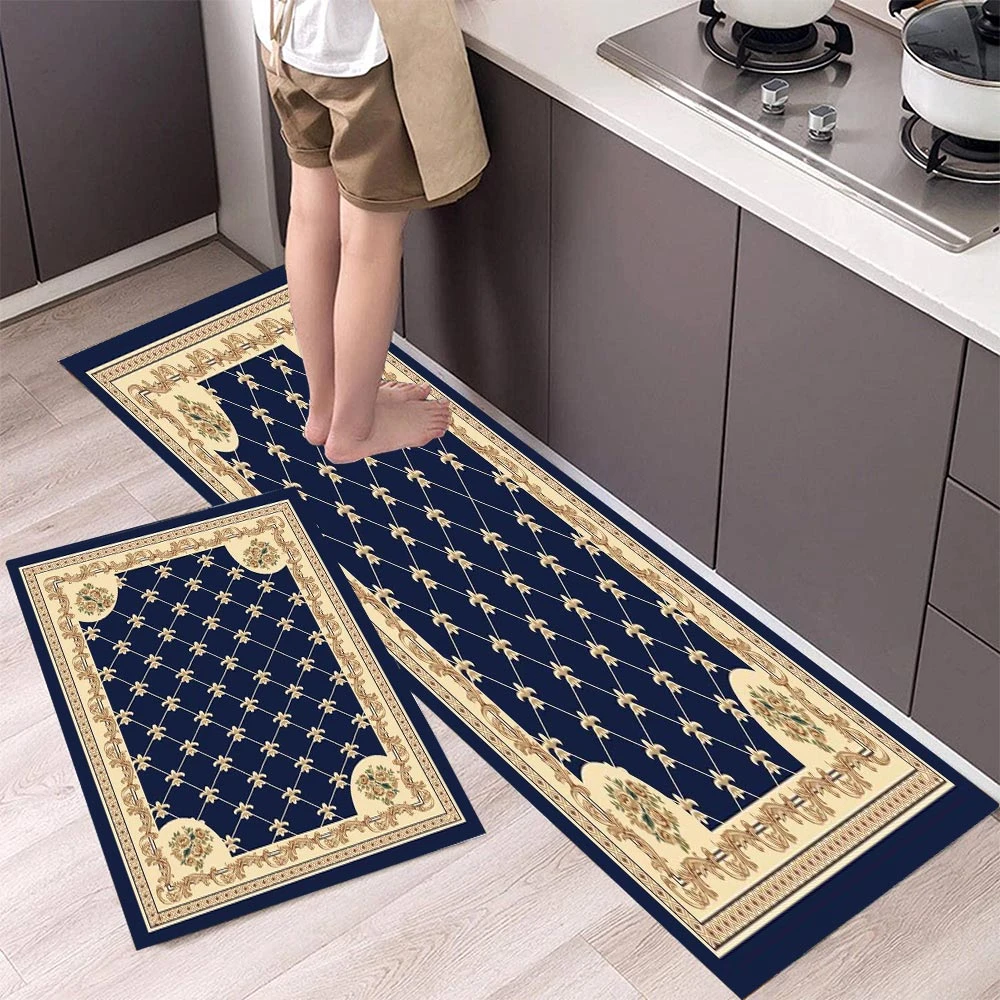 Kitchen Floor Mats Washable Anti Skid Laundry Room Carpet Balcony