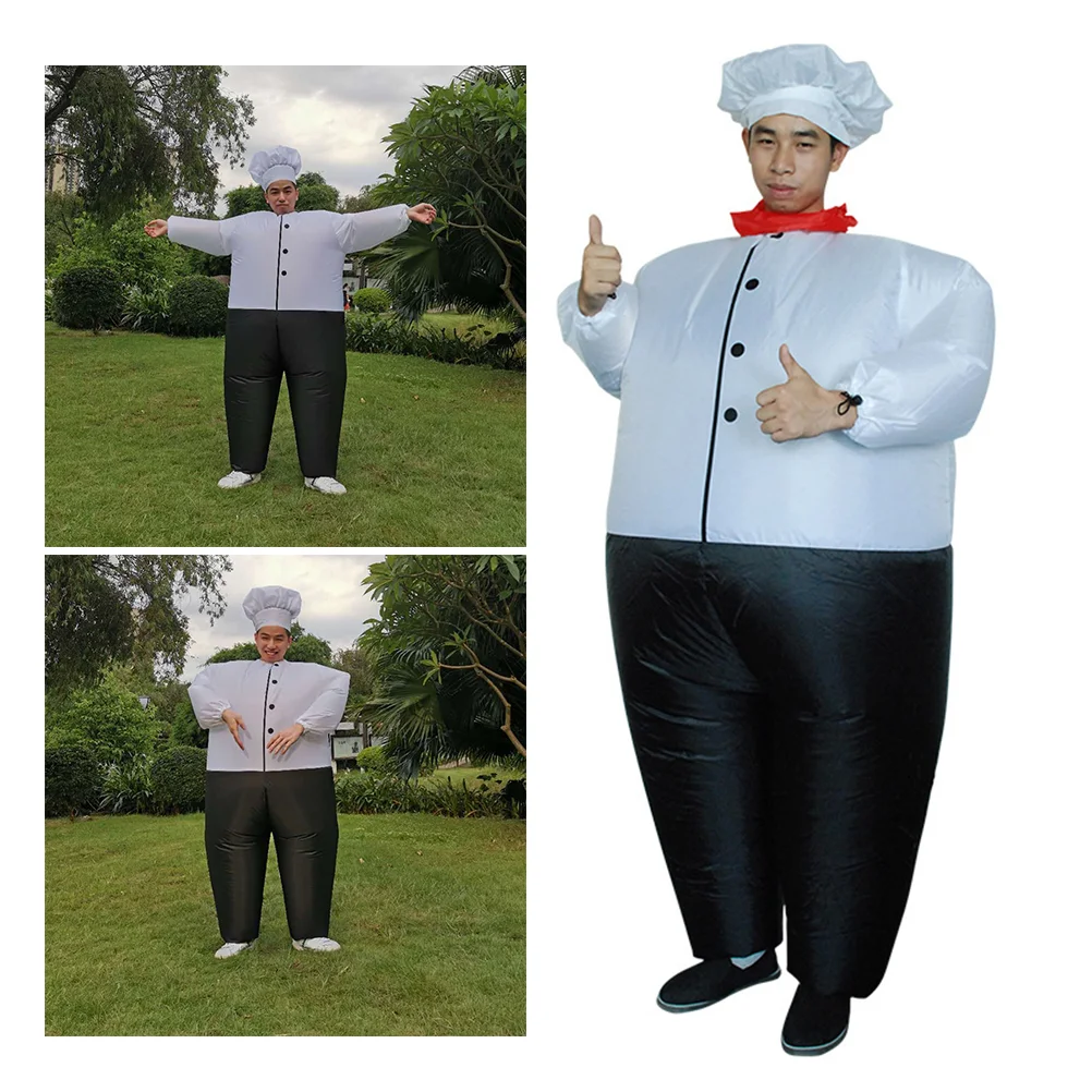 Halloween Inflatable Clothes Adult Costume Breathable Polyester Costumes Accessories Cosplay Bodysuit Lightweight cosplay costume inflatable dinosaur costume