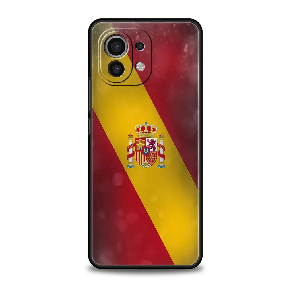 Soft Silicone Spain Flag Phone Case