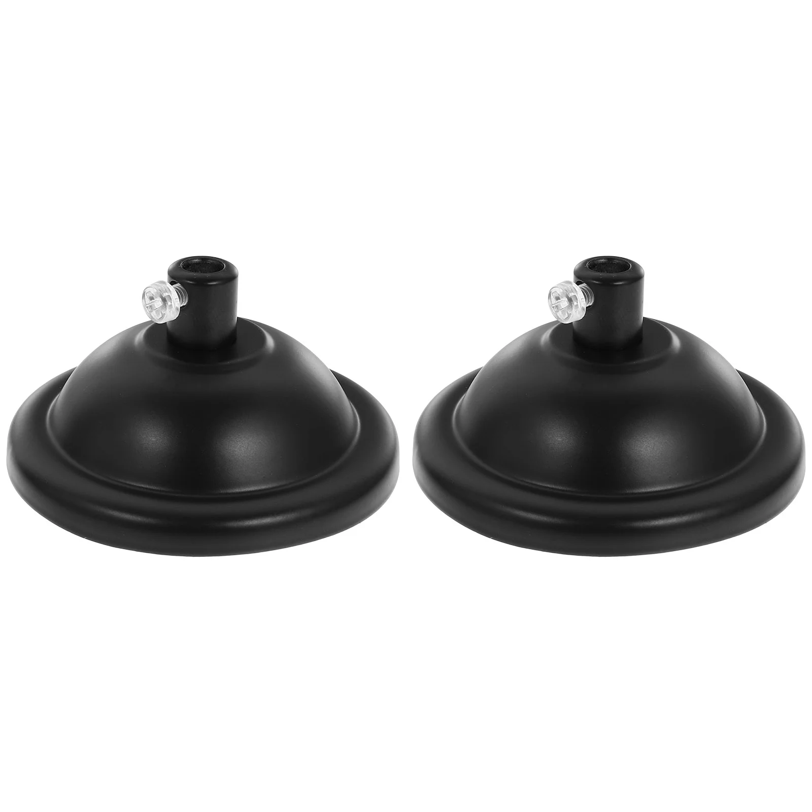 

2 Pcs Lighting Hook Hanging Lamp Fixture Mounting Plate Canopy Lights Cover Chandelier Pendant Steel Ceiling