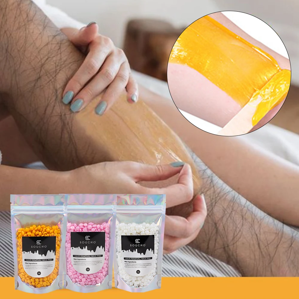 

100g/bag Hair Removal Wax Depilatory Fast Painless Hard Wax Beans Eyebrow Face Leg Bikini Arm Unisex Full Body Hair Removal Bean