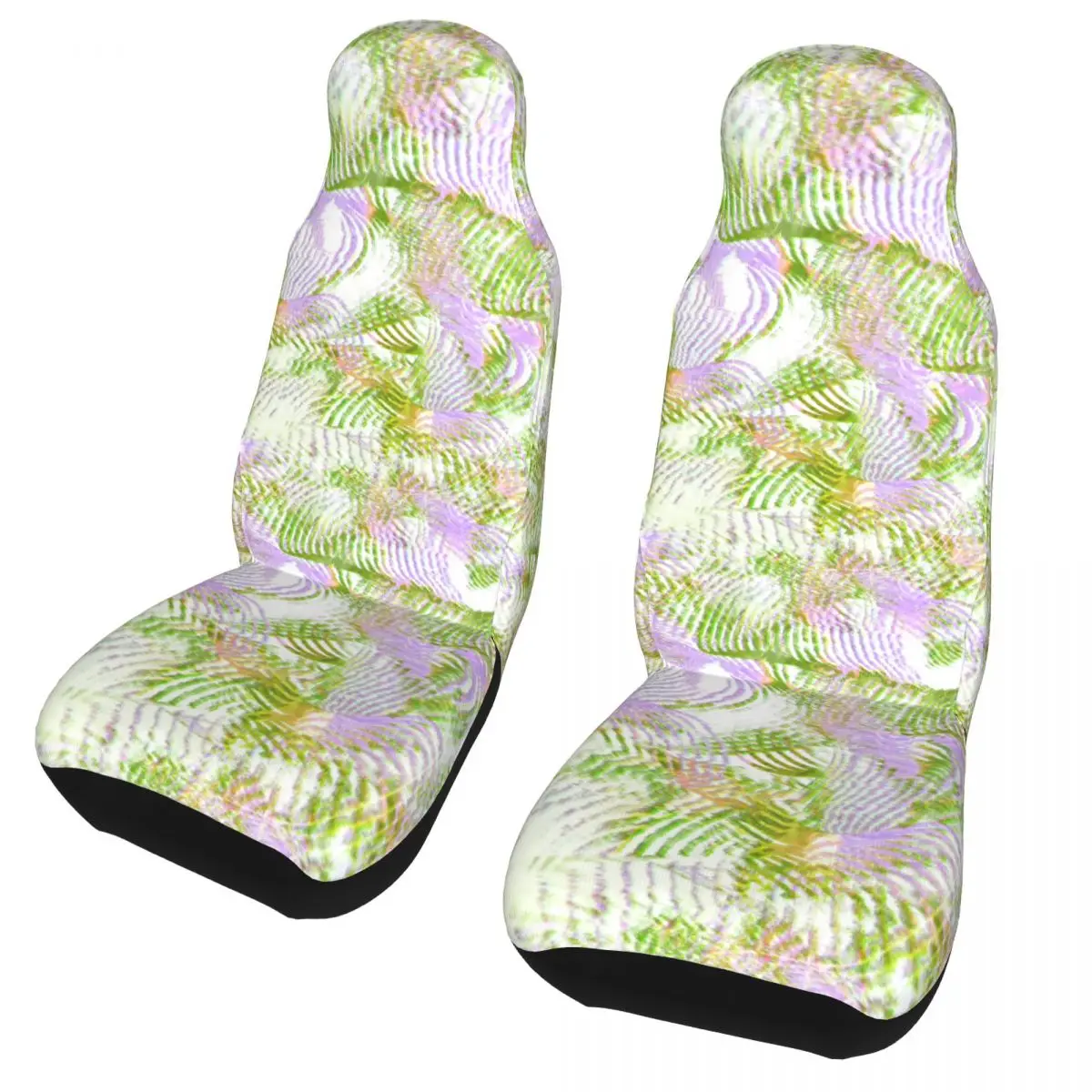 

Tender Green Abstract Stripes Universal Car Seat Cover Waterproof Women Seat Covers Fiber Seat Protector