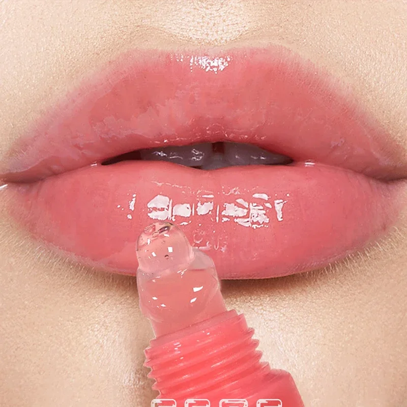 Jelly Gel Lip Oil Lip Gloss Lasting Moisturizing Lip Mask Lip Care Makeup Transparent Nutritious Lips Tint Oil Korean Cosmetics cmaadu долгосрочные женщины металлические губы tint gloss жидкой помады водонепроницаемый увлажняющий