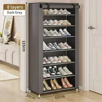 Dustproof Shoe Rack Multilayer Shoe Cabinet Organizer Minimalist Nonwoven Home Furniture Space-saving Cabinets Shoe Shelf 1