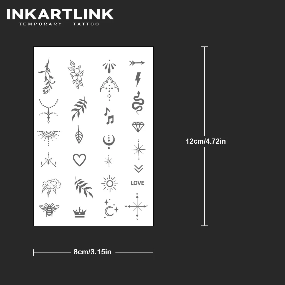 Henna Finger Tattoo (1) temporary tattoo sticker, waterproof magic tattoo, lasts to 15 days fake tattoo, semi permanent tattoo 4