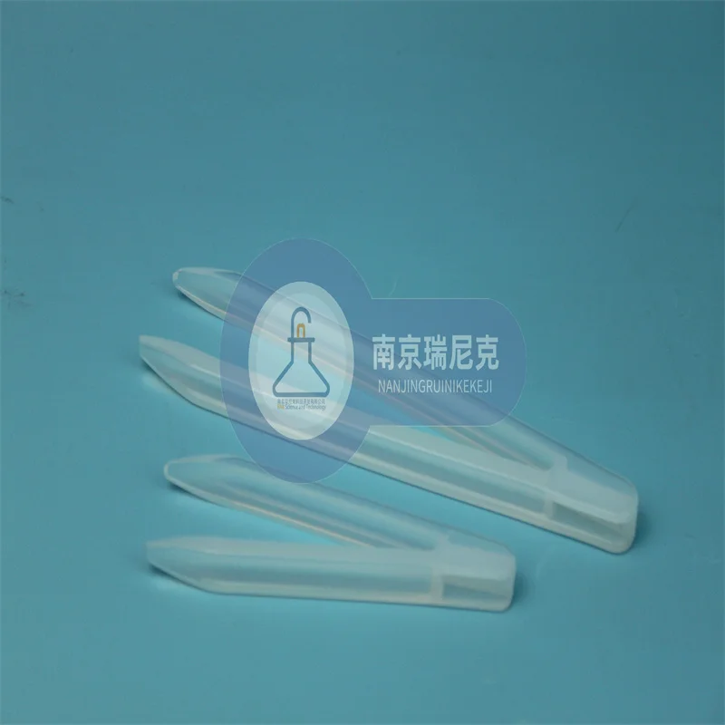 Semiconductor silicon wafer PFA tweezers 180mm resistant to strong acid and alkali, high and low temperature resistant