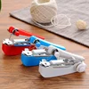 1pc Portable Mini Manual Sewing Machine Simple Operation Sewing Tools Sewing Cloth Fabric Handy Needlework Tool LYQ 2
