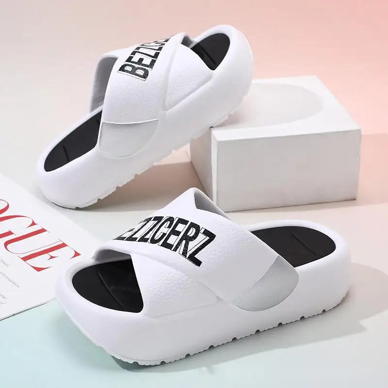 Women Sandals Spring/summer High-heeled EVA Super Thick-soled Slippers
