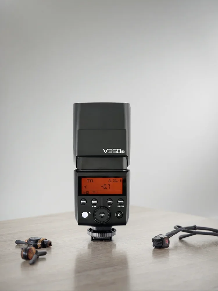 123 Godox V350C V350N V350S V350F V350O TTL HSS 카메라 스피드라이트 플래시 (캐논, 니콘, , 후지용 2000mAh 리튬 배터리 포함)