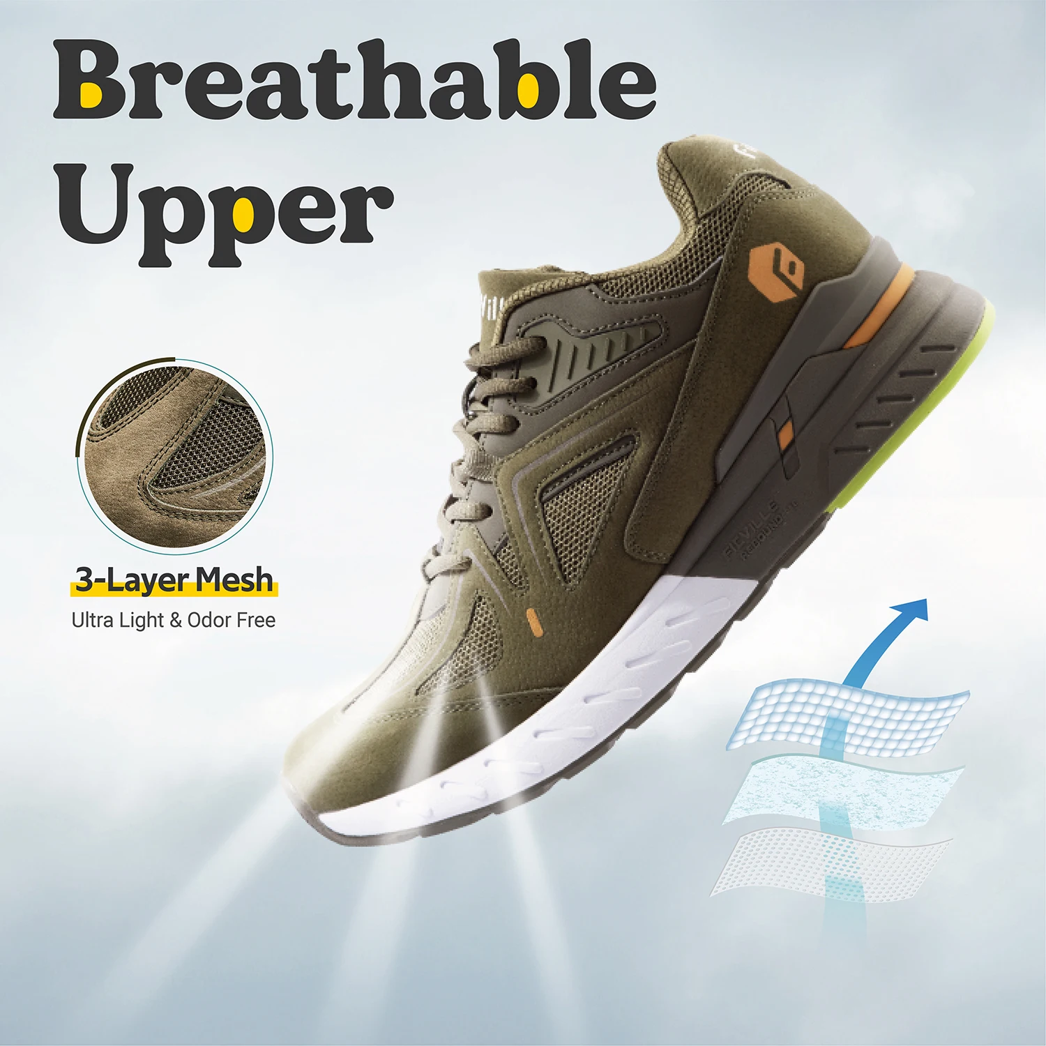 أحذية FitVille الرجالية للمشي أحذية رياضية واسعة ل...