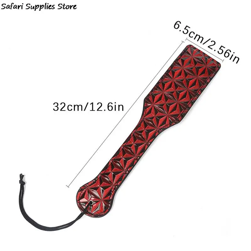 Diamond Pattern Flog Spank Paddle Horse Whip Beat Submissive for Horse Training Crop Leather Spanking Paddle equestrian whip,riding accessories