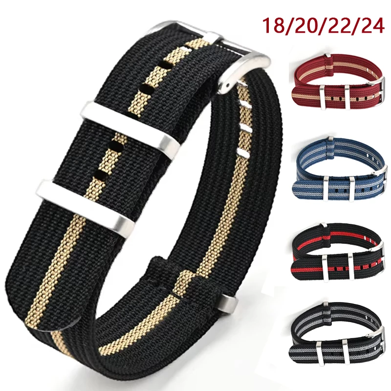 Durable Nylon Canvas Waterproof Wrist Band - Universal Men's Sport Strap