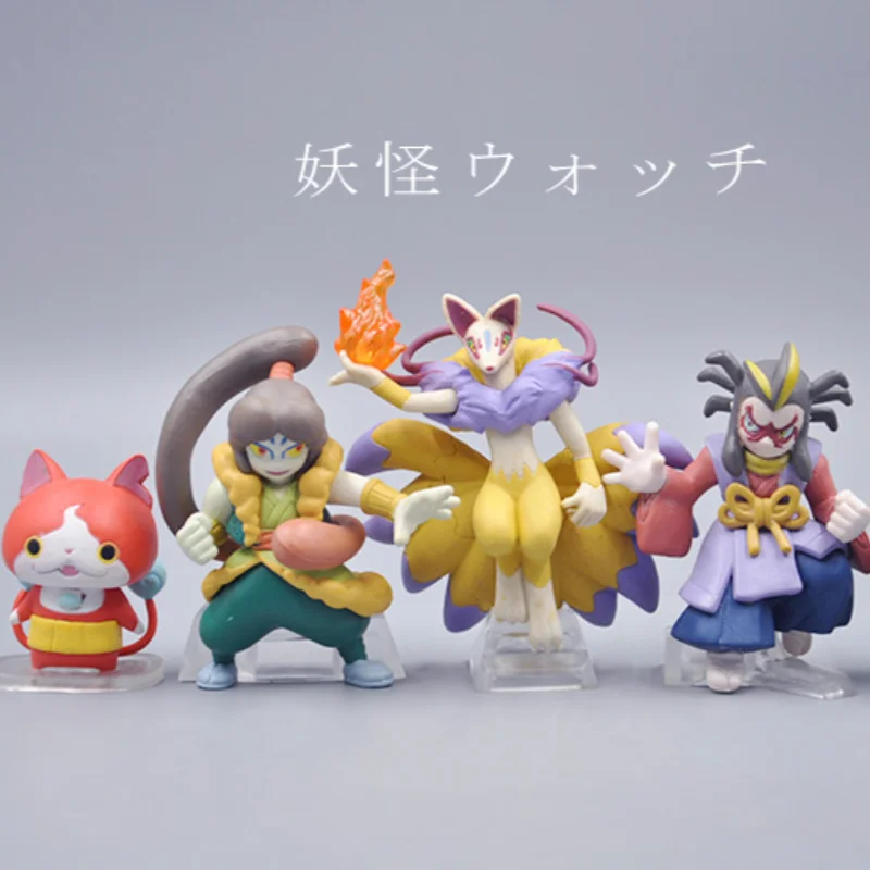 Genuine Bulk Monster Yo Kai Watch Elf Cat Bloodsucking Volpe A Nove Code Yokai Doll Ornaments Anime Figure