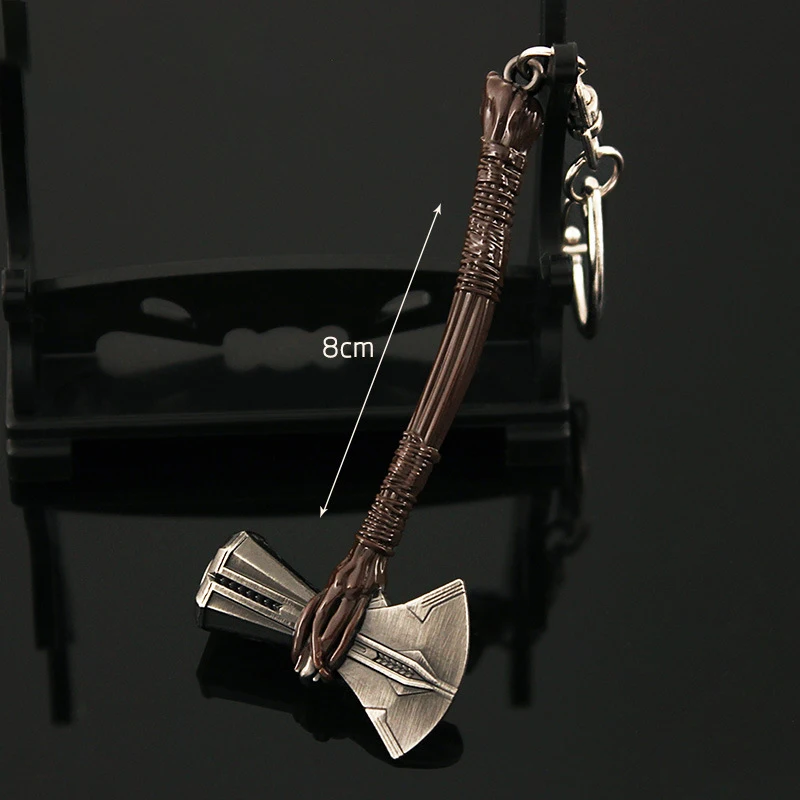 Thor's Hammer TheAvengers Quake Stormbreaker Kids Boys Anime Keychain Mjolnir Weapon Halloween Katana Samurai Swords Gift Toys 4