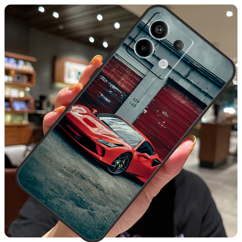 Sleek Sports Car Design Protective Phone Case