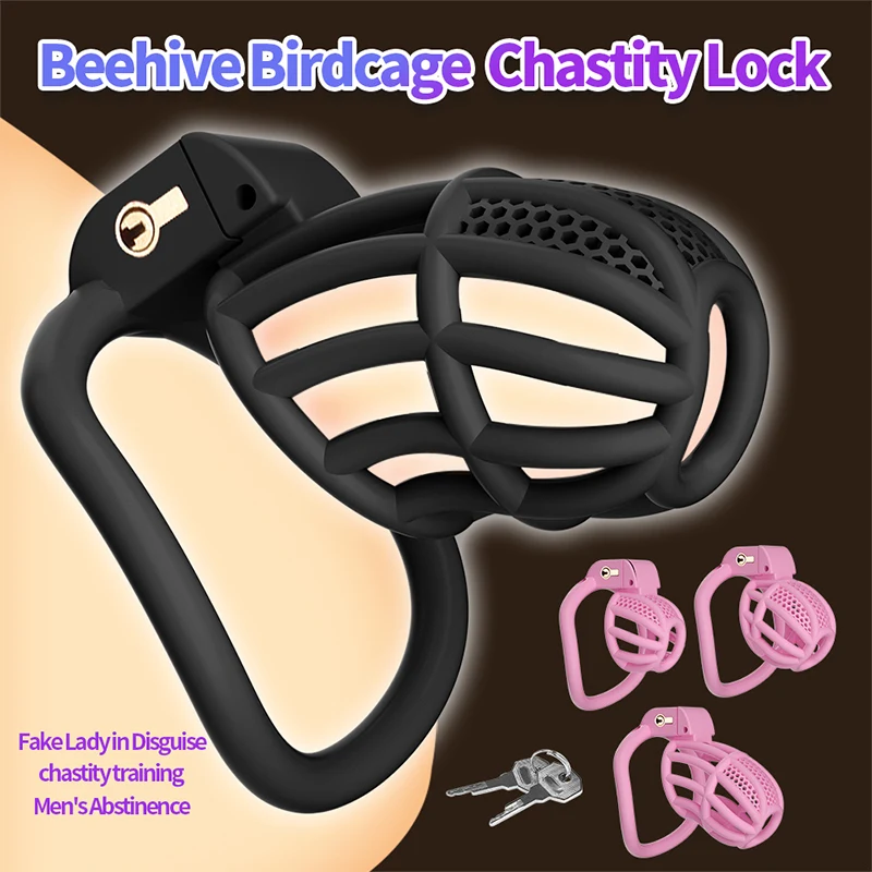 Male Chastity Cage Erotic Urethral Lock Sex Toys Device Penis Ring Male with 3 Size SM Products Cage Chastete Penis Sleeve Sissy