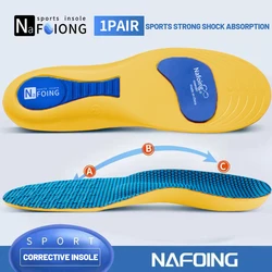 Orthopedic Shock - Absorbing Arch Support Insoles for Plantar Fasciitis Relief (Yellow 1.5cm)