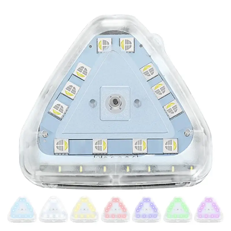 

Magnetic Drone Light 7 Colors Bicycle And Motorcycle Anti-rear Collision Flash Warning Light USB Rechargeable Wireless LED Light