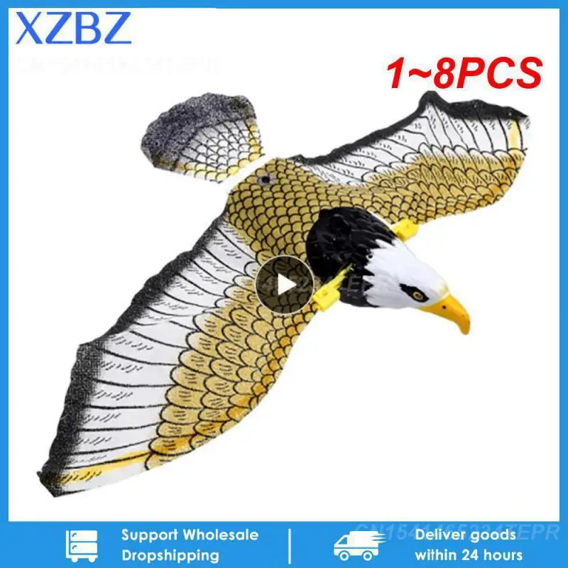 

1~8PCS Bird Repellent Hanging Eagle Flying Owl Repellent Scarer Decoy Protection Repellent Pest Control Scarecrow Garden Decor