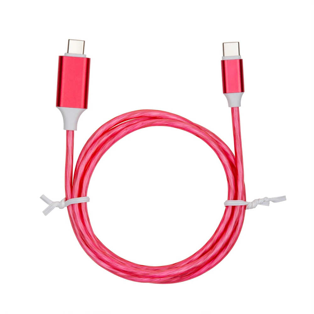스 트리머 1M USB 타입 C-USB-C PD 화웨이 P40 용 고속 충전 케이블 삼성 S9 타입-C-아이폰 iPad 용 8 핀 데이터 충전 코드