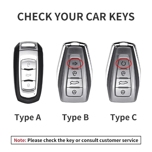 Premium Leather Car Key Case Cover