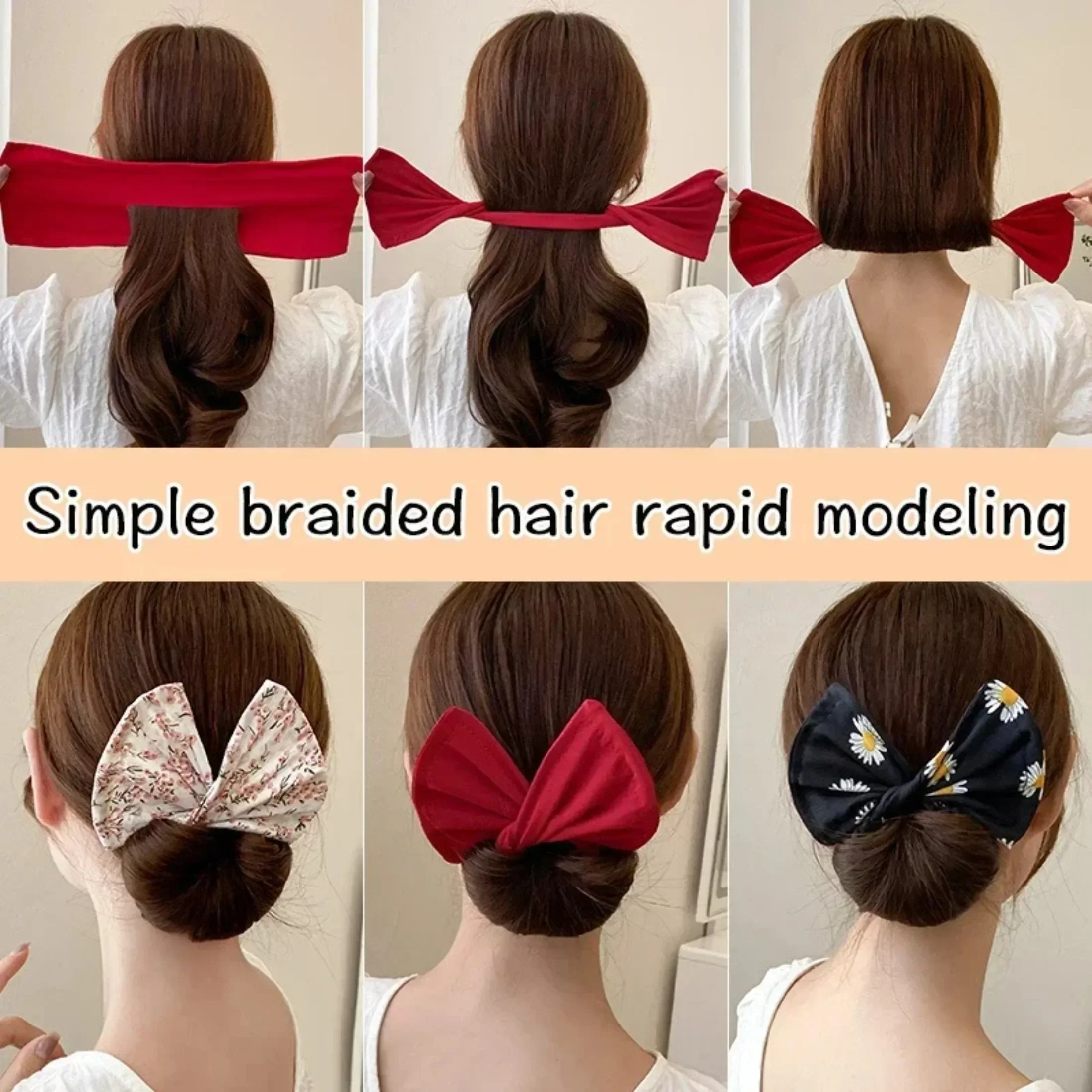 Fiocco Per Capelli Con Diamanti Sintetici - Nero/Grigio, Accessorio Fai Da Te Per Cucito E Decorazioni - 5