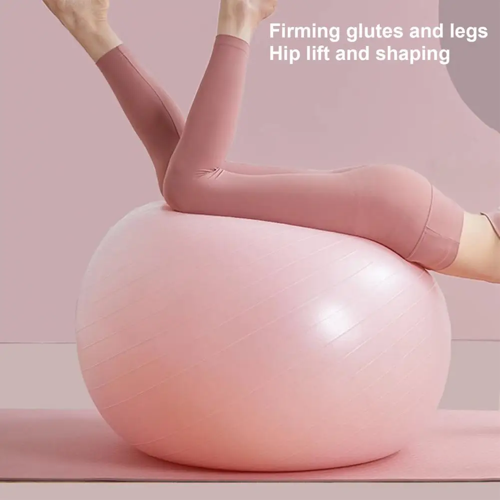 55/65/75CM Yoga Ball Mini Exercise Exercise Pilates Ball Sport Training Gym Slip Resistant Balls Physical Therapy with Air Pump