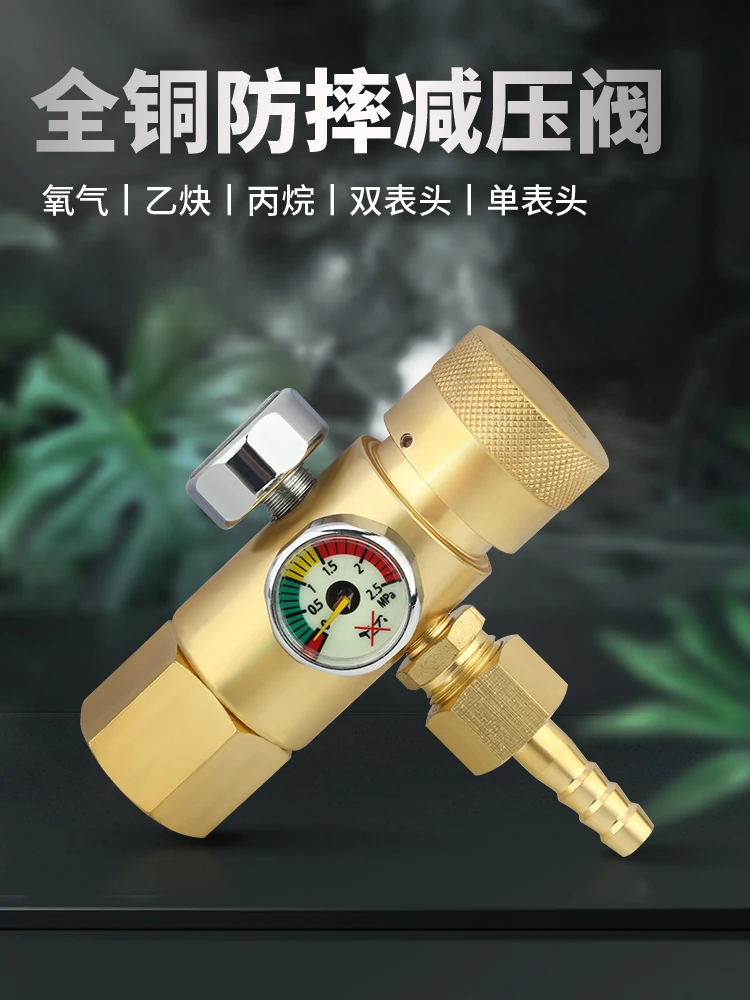 

Anti drop oxygen meter, pressure reducer, all copper pressure reducing valve, pressure gauge,