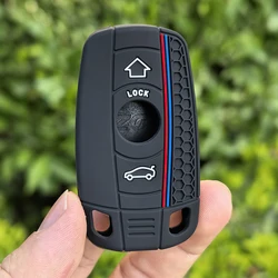 Premium Car Remote Key Case Cover - Sleek Protective Accessory (Black)