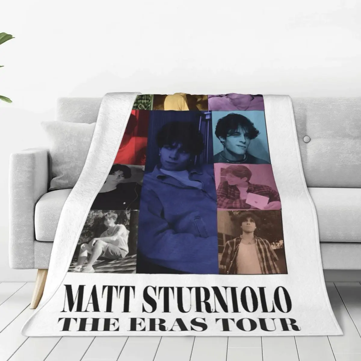 Sturniolo Triplets Flannel Blanket Matt Eras Tour Poster Warm Soft Bedding Throws for Outdoor Office Bedspread Sofa Bed Cover 2