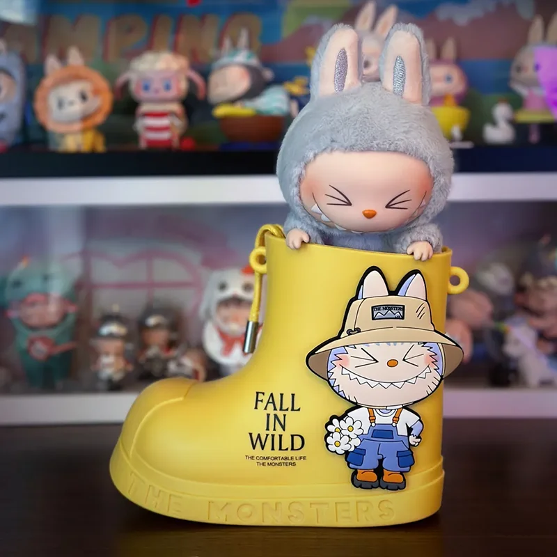New Labubu The Monsters Spring Wild At Home Series Rain Boot