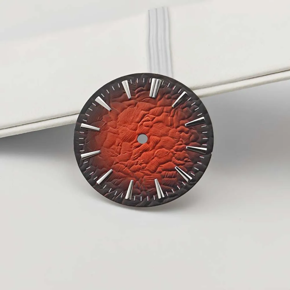 Exquisite Stone Pattern DIY Watch Dial, 28.5mm | Premium Mechanical Watch Accessory