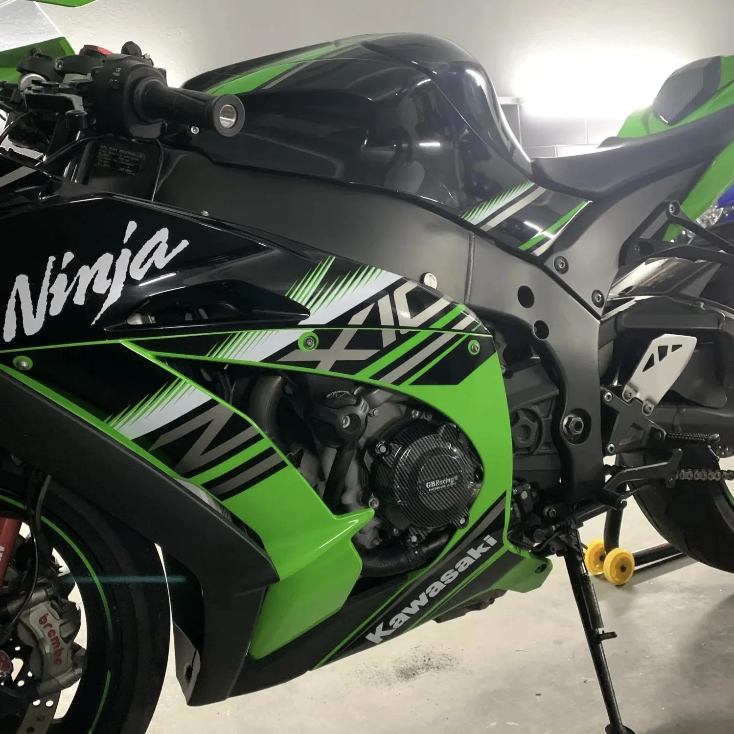 Motorcycles Engine Cover Protection Case GB Racing For KAWASAKI ZX-10R 2011-