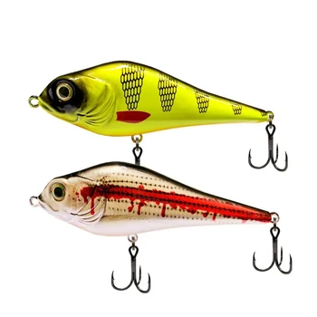 농어 파이크용 저크베이트 낚시 미끼, 느린 싱킹 저크베이트, 100mm, 21g 상품 이미지