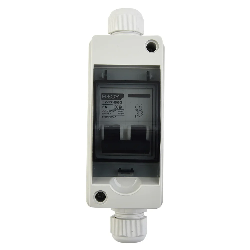 Solar Circuit Breaker PV Isolator Switch DC/AC 30A IP65 Disconnect
