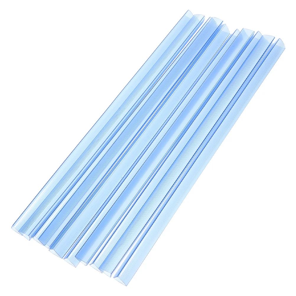 

10 Pcs Zipper Folder Pull Lever Slides Cling Clips Abs Wire Report Covers Sliding Bar Book Binder