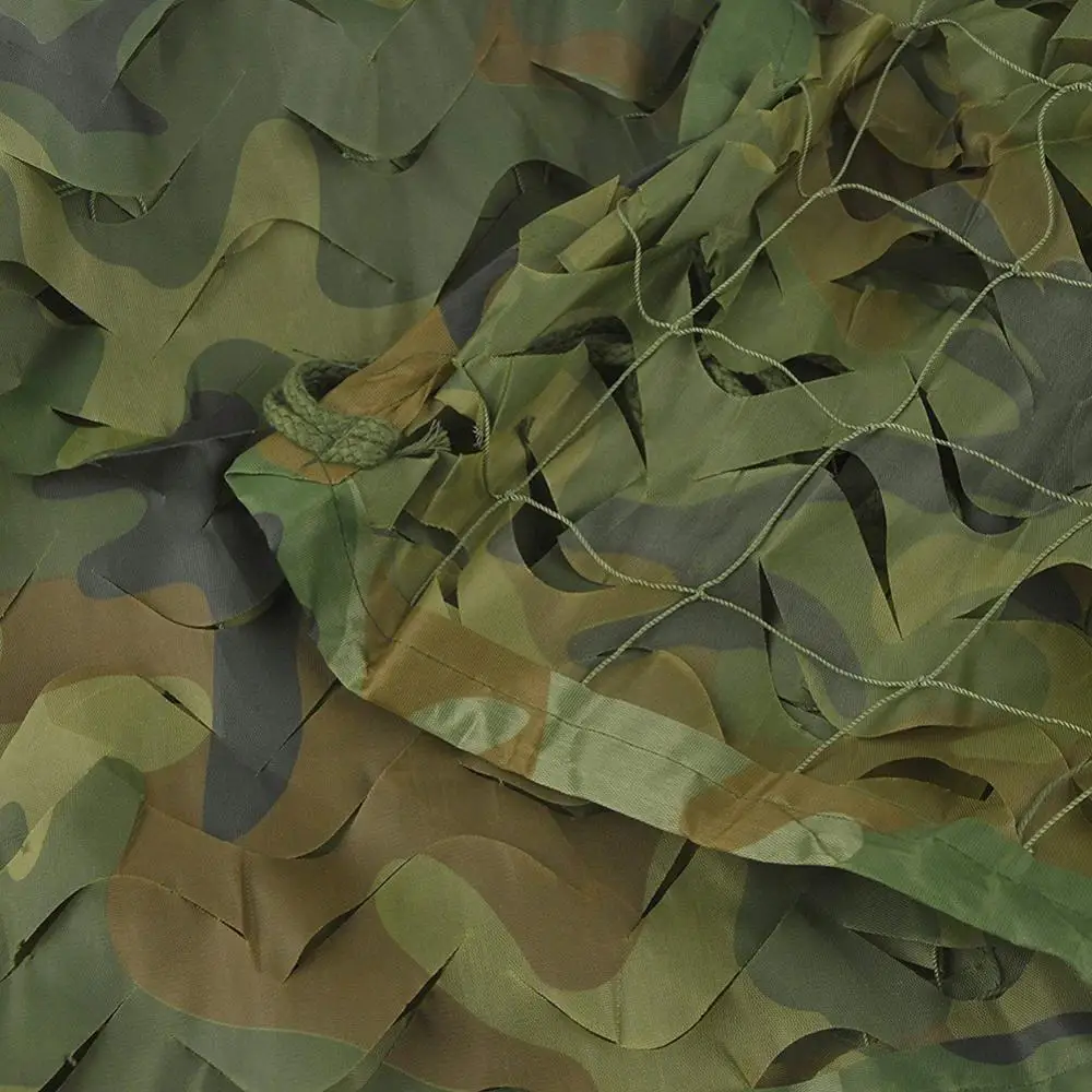 Camouflage Netting 0 5x1m Outdoor Camping Hunting Polyester Sunshade