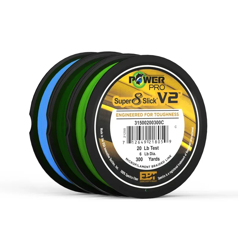 POWER PRO SSV2 Braided Spectra Fishing Line 300yds 10-80lb USA PE Braid Line for Sea Fishing