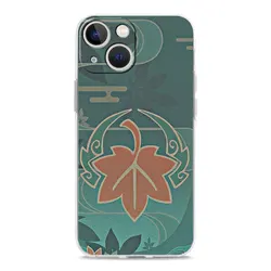 Genshin Impact Transparent Logo Clear TPU Phone Case with Lens Protection - iPhone 12 Pro (B7)