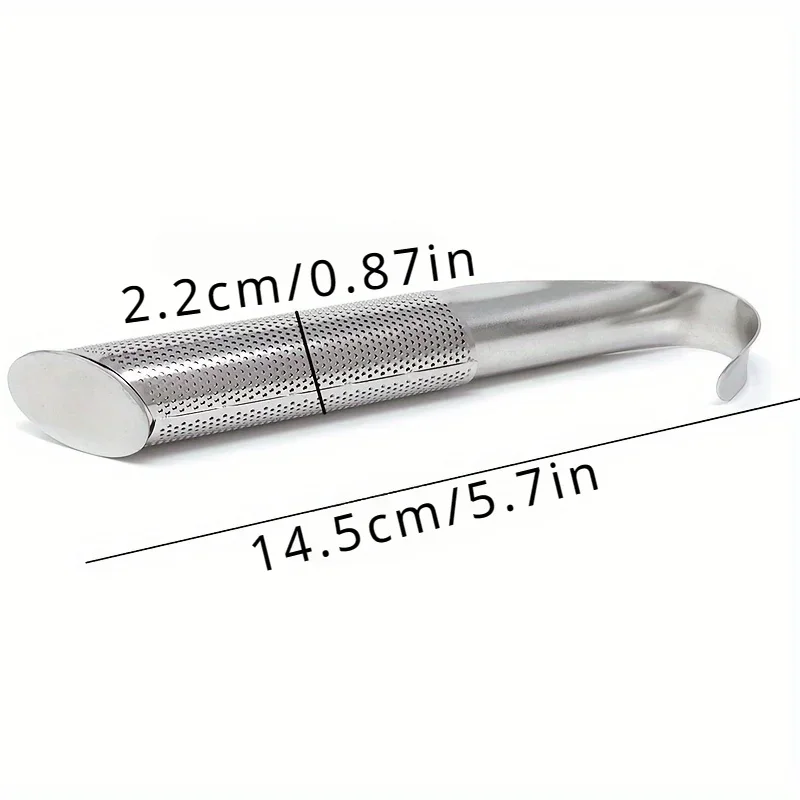 1pc Tea Strainer Wand,  Tea Infuser, Long-Handle Tea Filter Stainless Steel Tea Diffuser for Loose Tea, Rose, Coffee