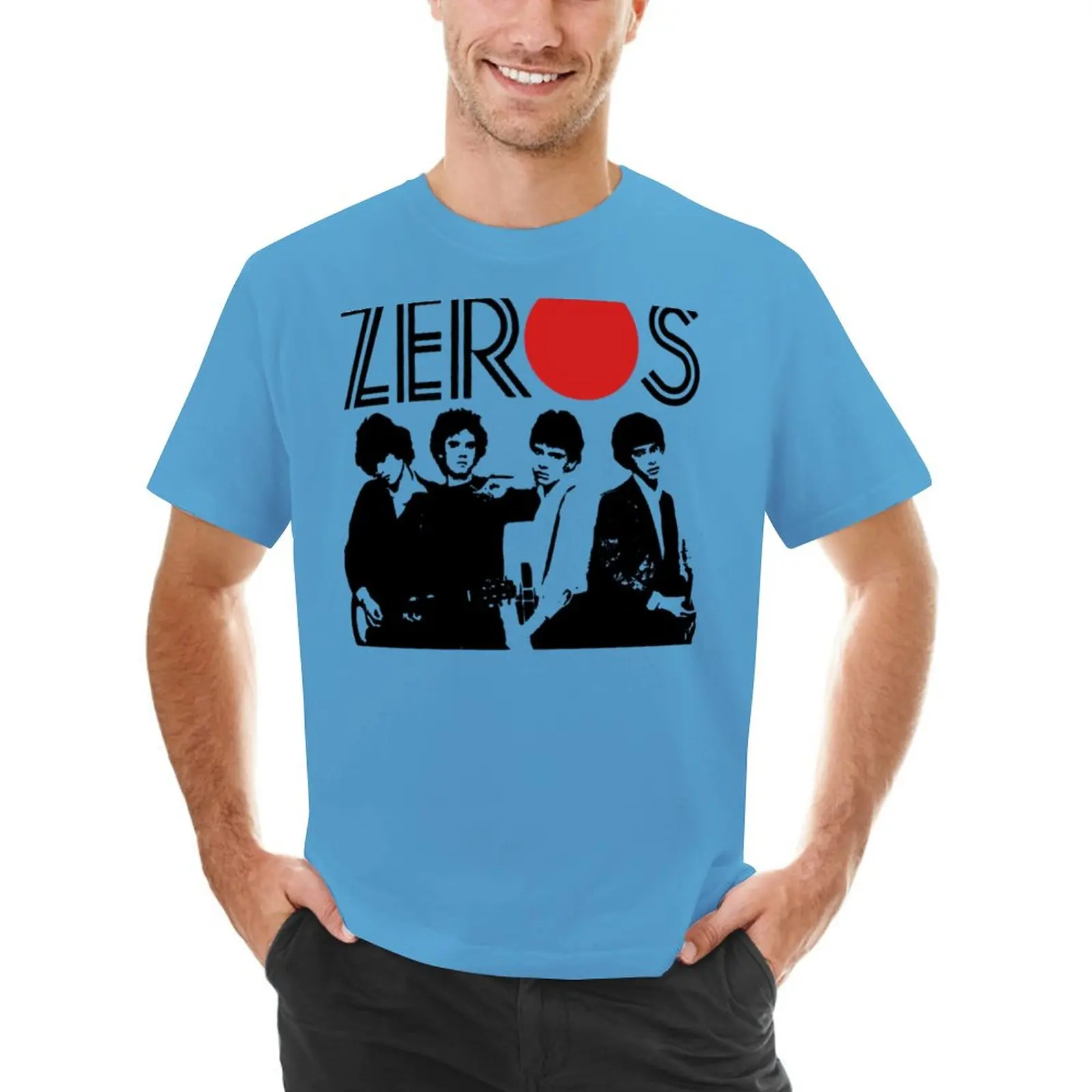 

the Zeros band t shirt T-Shirt T-Shirt oversized vintage mens t shirts pack